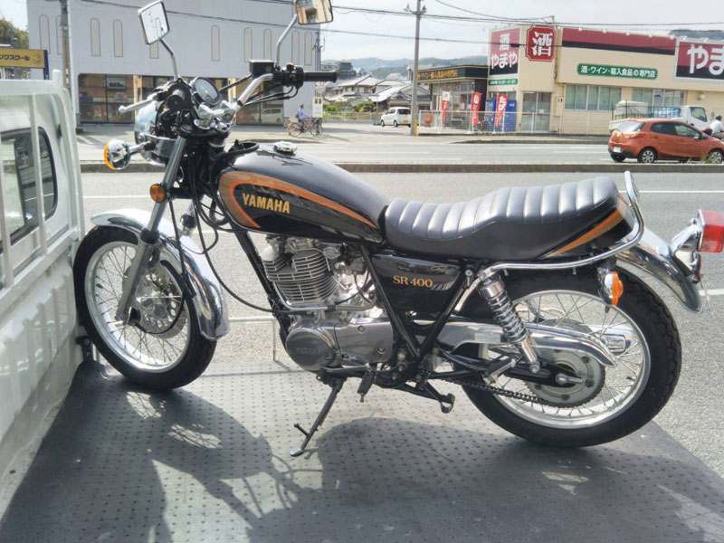 Yamahaヤマハ Sr400 車検 納車 兵庫県 川西市 バイク修理 整備のロードコンパニオン Roadcompanion