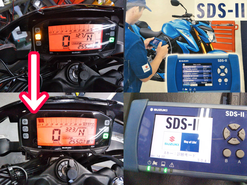 Suzuki専用ツール ｓdｓー 設置店 兵庫県 川西市 バイク修理 整備のロードコンパニオン Roadcompanion